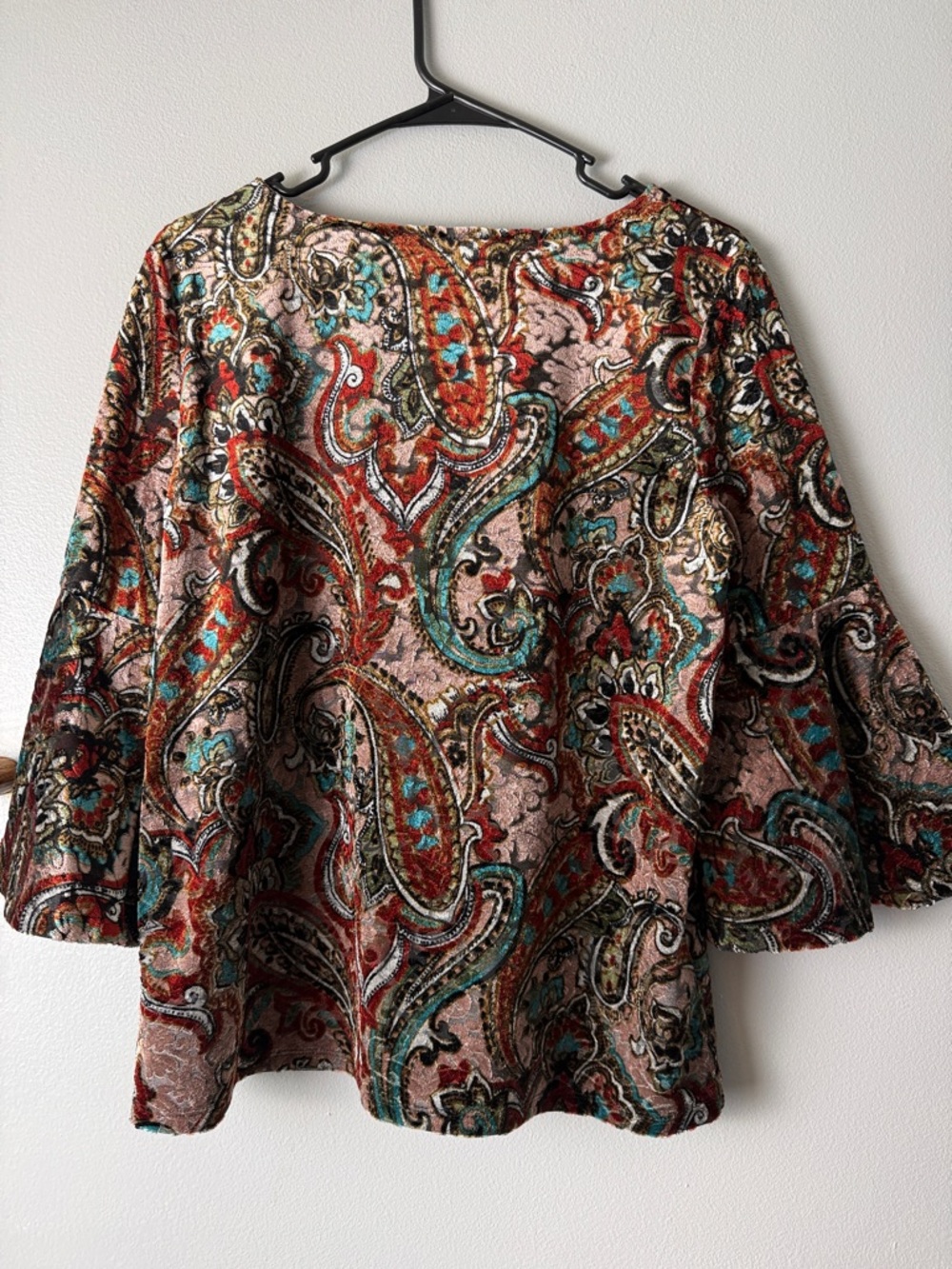 Nipon Boutique Multicolor Paisley Tunic Top - Picture 7 of 7